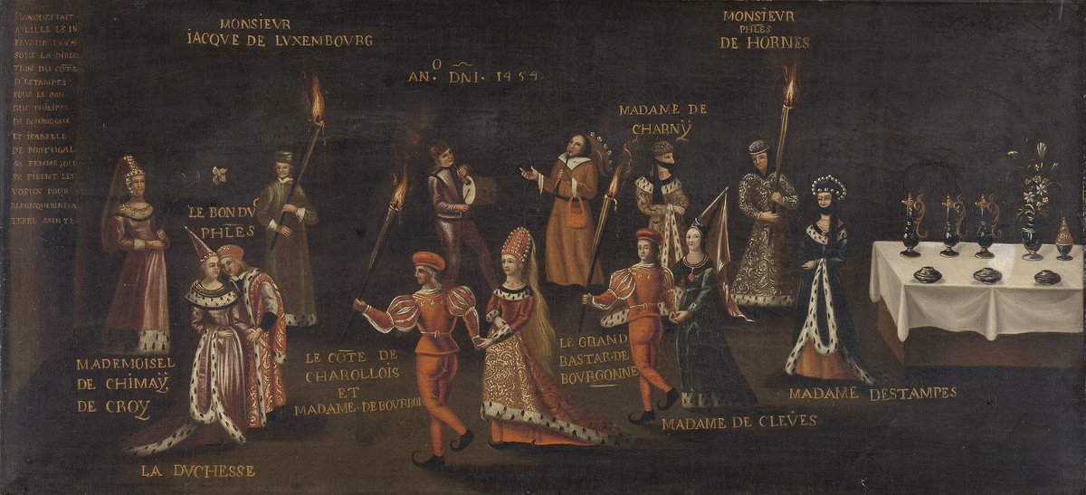 - 15th c. English king: ´´I preside over the most extravagant court in Europe.´´
- 15th c. French King: ´´No, I do.´´
- 15th c. Duke of Burgundy from Bruges: ´´Hold my beer which is being dispensed through ornate fountains, whilst mechanical contraptions wander around.´´