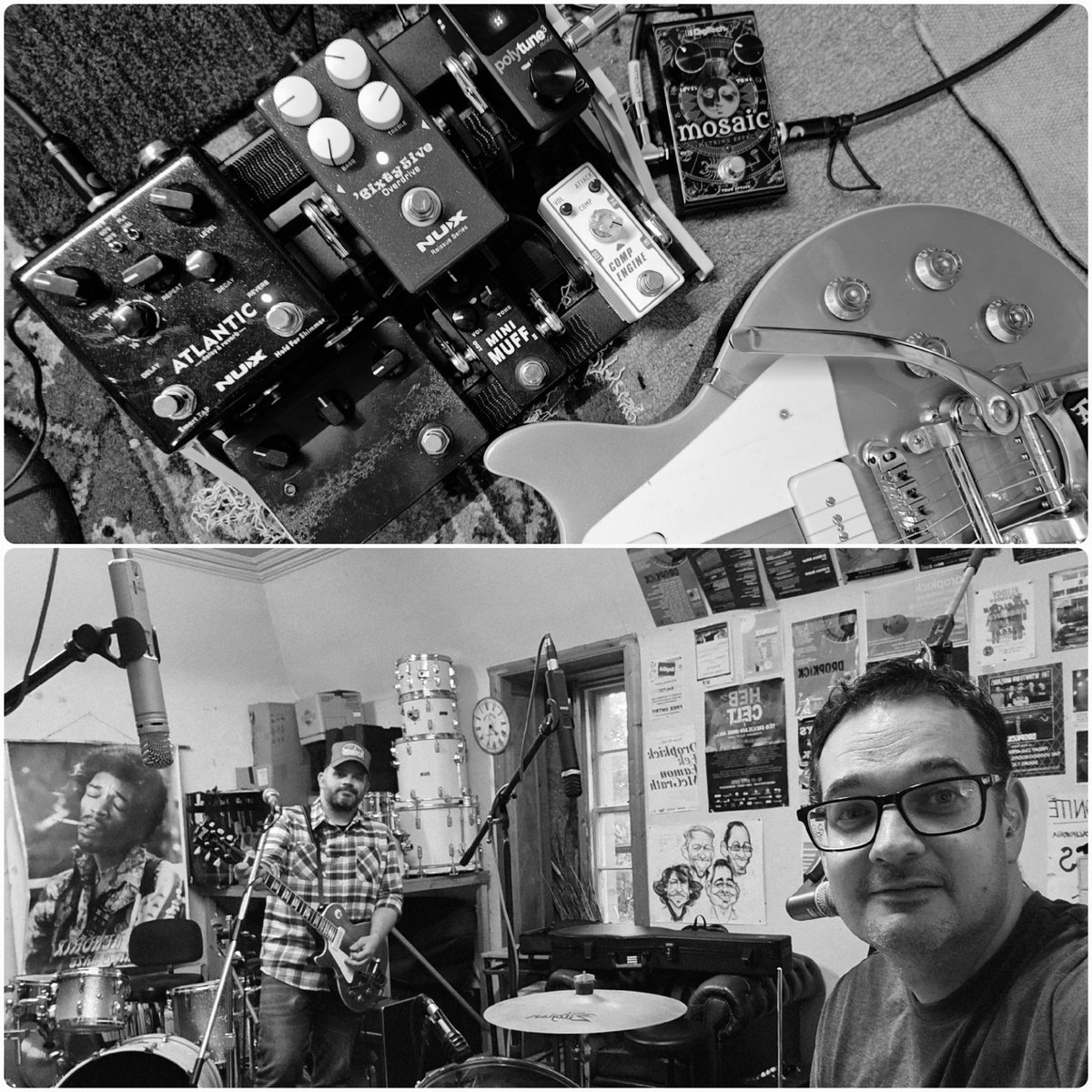 Harmonies rehearsal for tunes we might do at upcoming gigs including 1 not played in over 10 years!Also lots of pedal chaos to get a cabin bag friendly board for Spain
26/9Dunbar Music Fest
Oct👇
14Barcelona
15San Sebastian
16Zaragoza
17Logroño
18Madrid
19Valencia
See link in bio