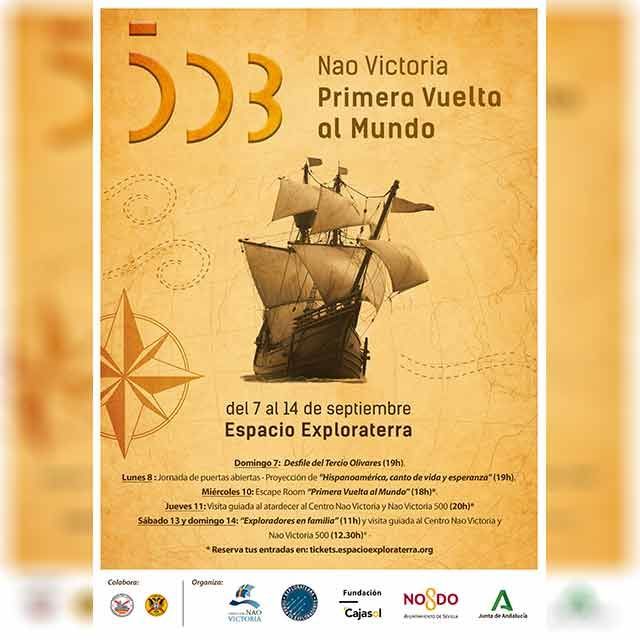 DIII aniversario de la primera vuelta al mundo en #Sevilla 2025 (del 7 al 14 de septiembre) onsevilla.com/503-aniversari… <a href="/NaoFundacion/">FundacionNaoVictoria</a> <a href="/TercioOlivares/">Asociación Tercio de Olivares</a>