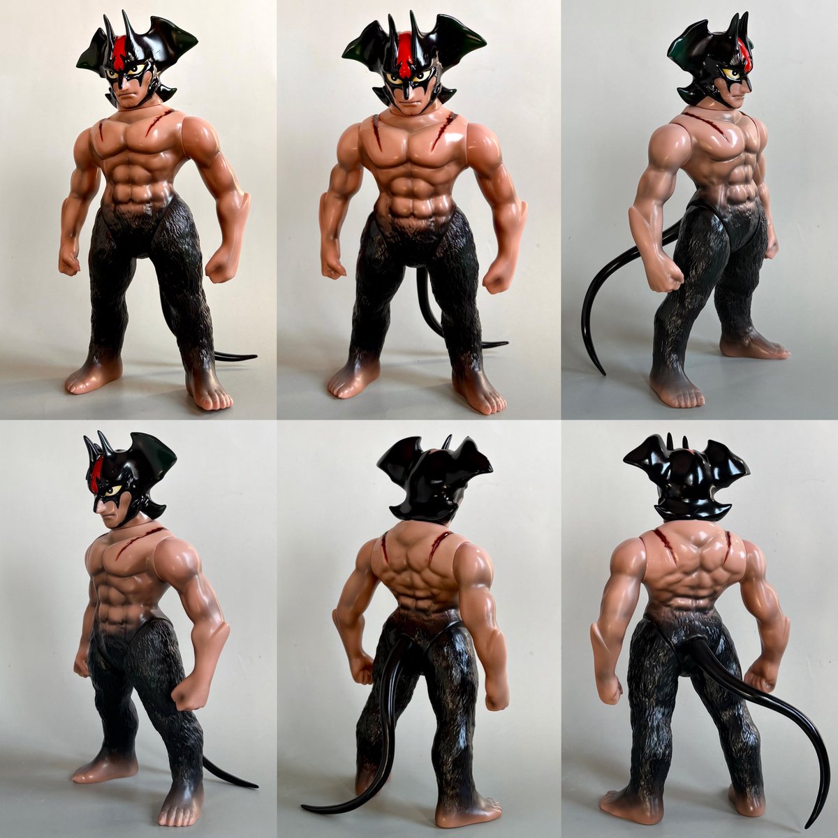 アルチザントイのソフビ人形 デビルマン原作後期版 全高約25cm