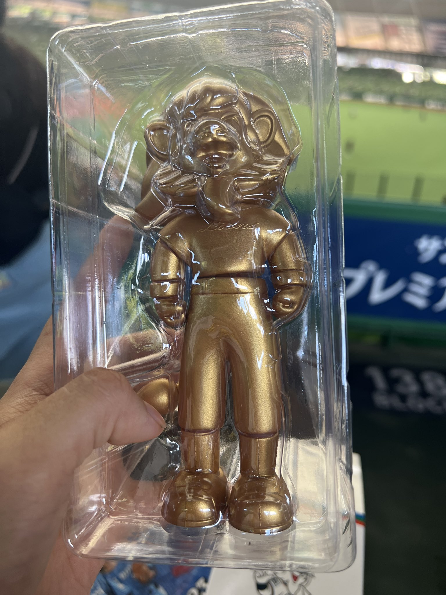 埼玉西武ライオンズ ゴールデンレオ フィギュア 金色 埼玉西武