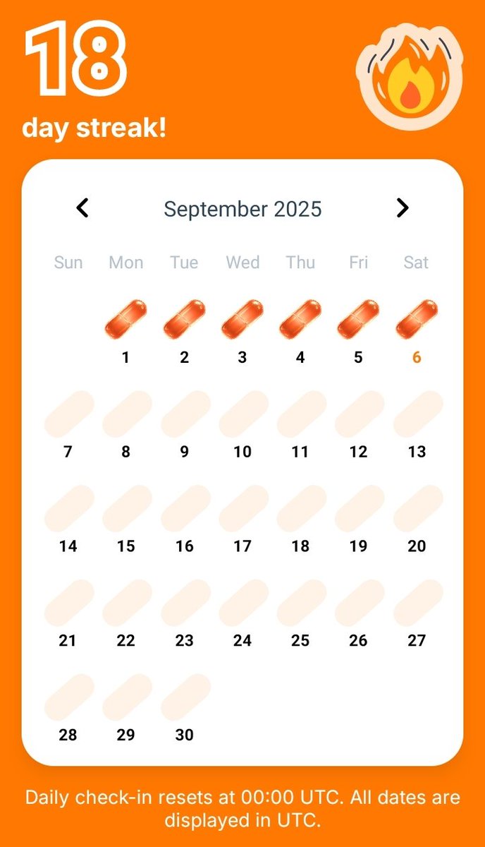 🚀 Day 18 on Orange Dynasty 🍊🔥
Almost 3 weeks in and the journey has been nothing short of amazing. The community keeps growing stronger, the vibes are unmatched, and the opportunities just keep stacking up. Grateful for every connection, every win, and every lesson.
