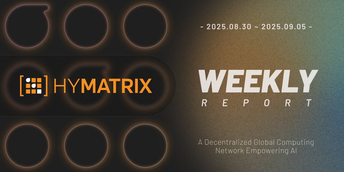 【Weekly Update 🚀 | HyMatrix Recap】

🔥 HyMatrix Virtual Machine Architecture and Docker
HyMatrix's brilliance lies in decoupling the Core (message scheduling/security) from VM execution. This allows VMs to be built in any language for business logic, making the system stable,