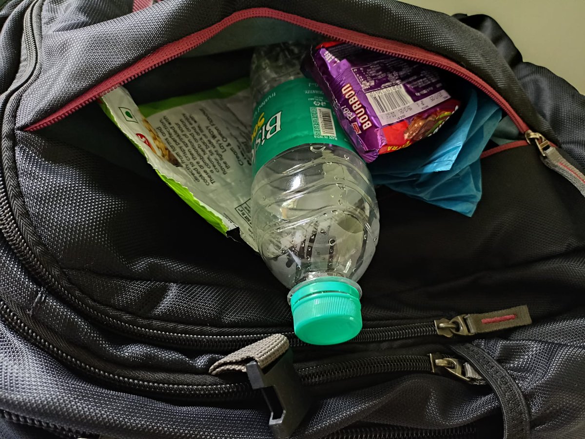 In case u dont find  dustbins on road,have patience,carry your trash and give it a home later, don't throw them orphan on road as everyone deserve a home. 

Have swach bharat mission - msg to all citizens. 

BMC is doing a fantastic job for cleanliness, do your bit as a citizen