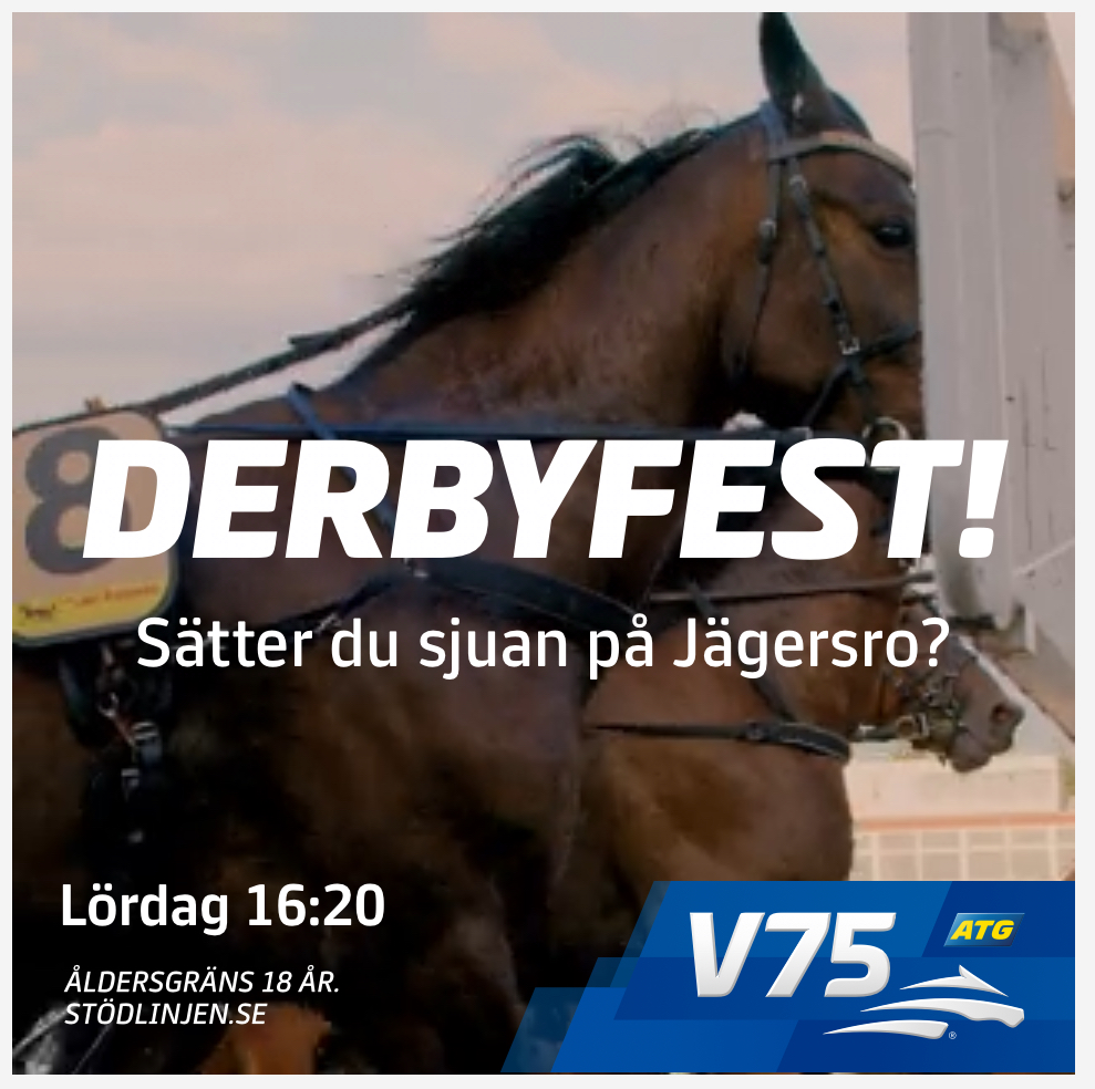 V75 Jägersro lördag!

MEGA 333/12
EN HELGARDERING!
atg.se/frspel/spel/32…

Kameler 200/12
2 spik, lite lagom garderat!
atg.se/frspel/spel/32…

Skräll 99/12
Högt spelvärde till låg insats!
atg.se/frspel/spel/32…