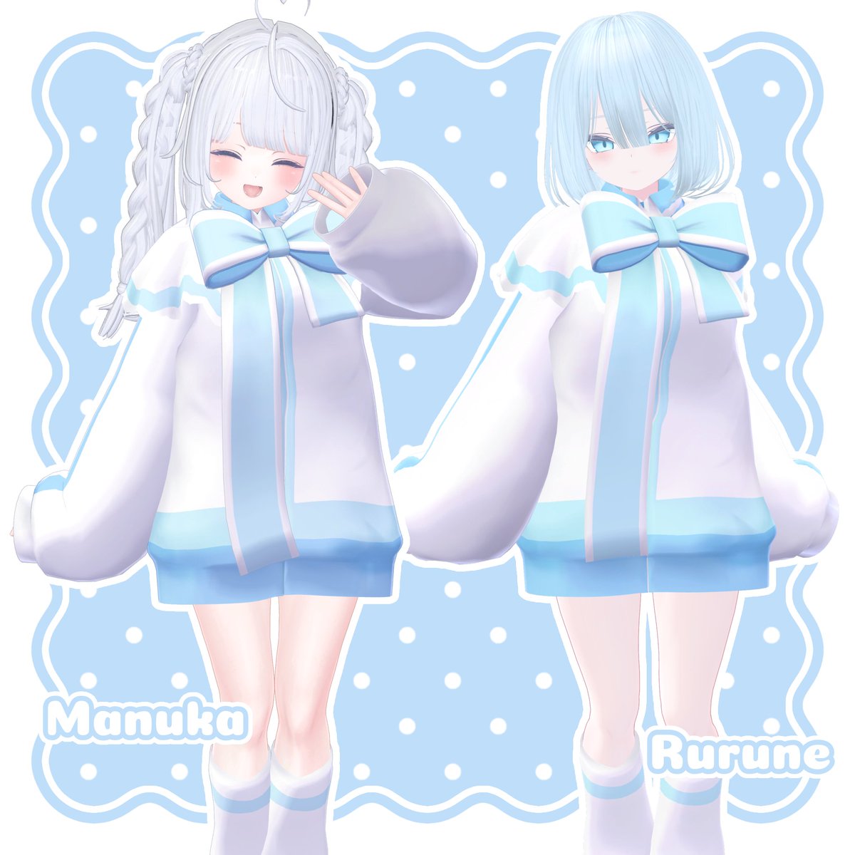 🎉新作衣装発売記念RPキャンペーン🎉

PureEcho【8アバター対応衣装】
atelierblood.booth.pm/items/7394578

1. 当アカウントをフォロー✅
2. 当ポストをRP🔃
で3名様に抽選でフルセット🎁をプレゼント！

〆切: 2025/9/8 23:59

#VRChat #AtelierBlood