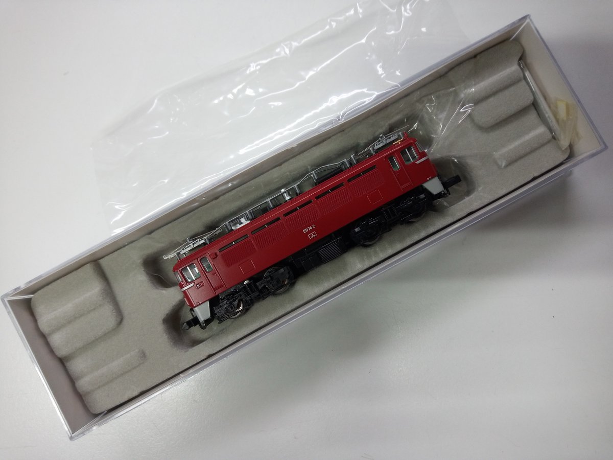 PLUS_PORT's tweet photo. <委託品・販売中>MicroAce A0170 国鉄ED74-2 北陸 販売中です。
走行歴はほぼ無く、状態は非常に良いです。付属品未使用。
#ED74-2 #鉄道模型 #委託 #在庫 #MicroAce https://t.co/gVqDRkNzBU