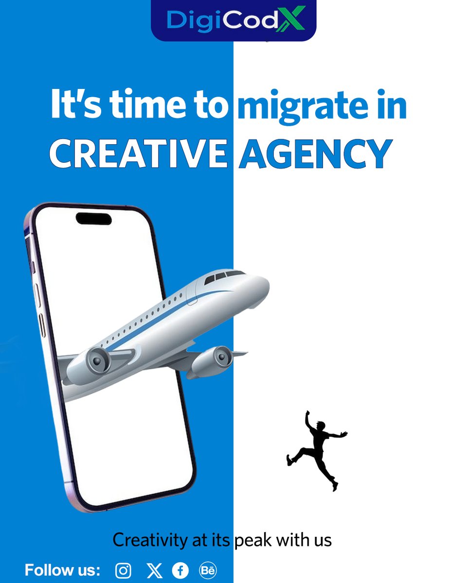 digicodx's tweet image. ✨ It’s time to migrate from ordinary to extraordinary! 🚀 Let your brand soar higher with the power of a creative agency💡🎨

#CreativeAgency #BrandTransformation #ThinkCreative #MarketingMadeEasy #GrowWithCreativity #DigitalSuccess #NextLevelBranding