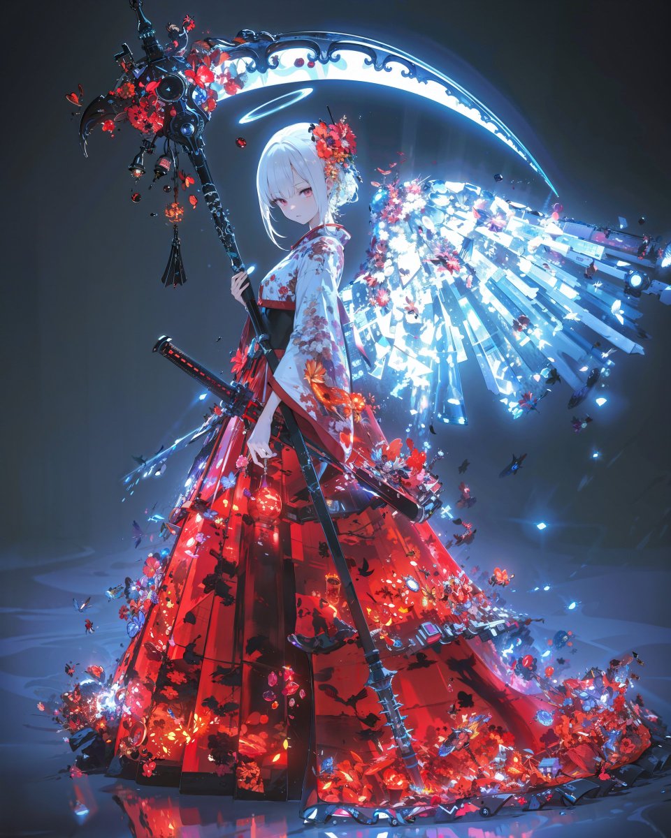 νガンダムみたいな翼のちょっと未来の死神ちゃん💀