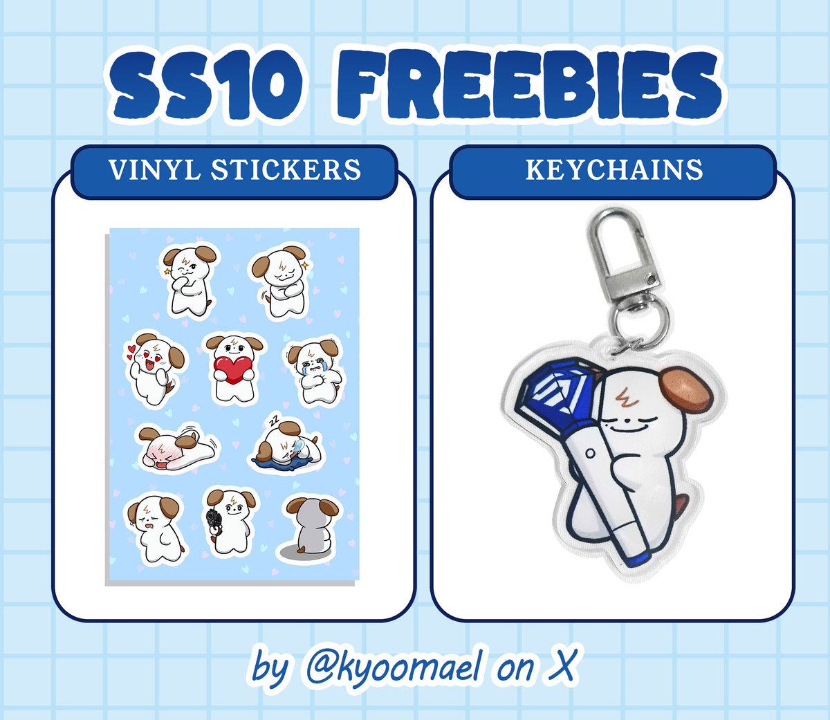 ♡SS10 in Jakarta Freebies♡
📍ICE BSD, 13 Sep 2025

How to claim:
• Just say hi!

Terms &amp; Conditions:
• First come first serve
• No re-sell
• No throwing away

*Due to very limited qty, keychains will be oomfs and trades exclusive🙏

#SUPERJUNIOR #SS10inJAKARTA