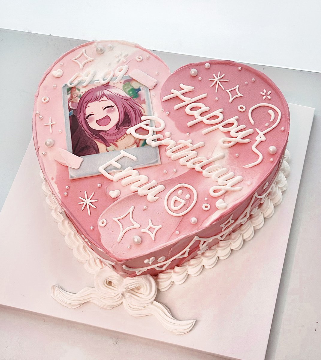 2025 텐마 츠카사( <a href="/2025_TSUKASA/">2025 텐마 츠카사 생일 카페</a> ) 생일 카페 주최분께서 예쁜 케이크를 선물해 주셨습니다!

감사합니다! 개최 수고 많으셨습니다 🩷