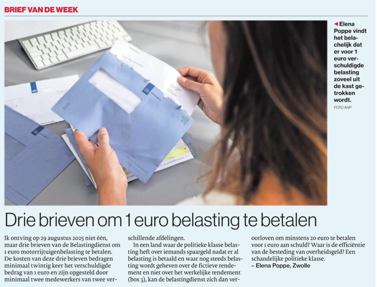 Westrik's tweet image. Tja, omdat regels nou eenmaal regels zijn. En daar moet je je aan houden. Aldus de @Belastingdienst! #systemen #langselkaarheenwerken #afdelingen #geenafstemming