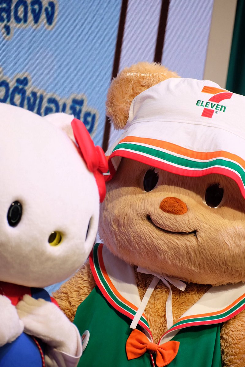 สองศรีพี่น้อง กระท้อนเหม่งและซาลาเปา 🤭😆

#butterbear #ด้อมน้องเนย 
#ต้อนรับเพื่อนใหม่สุดจึ้งตัวตึงเอเชีย #แสตมป์Helloฮีลใจ  #711THxHelloKittyButterBear