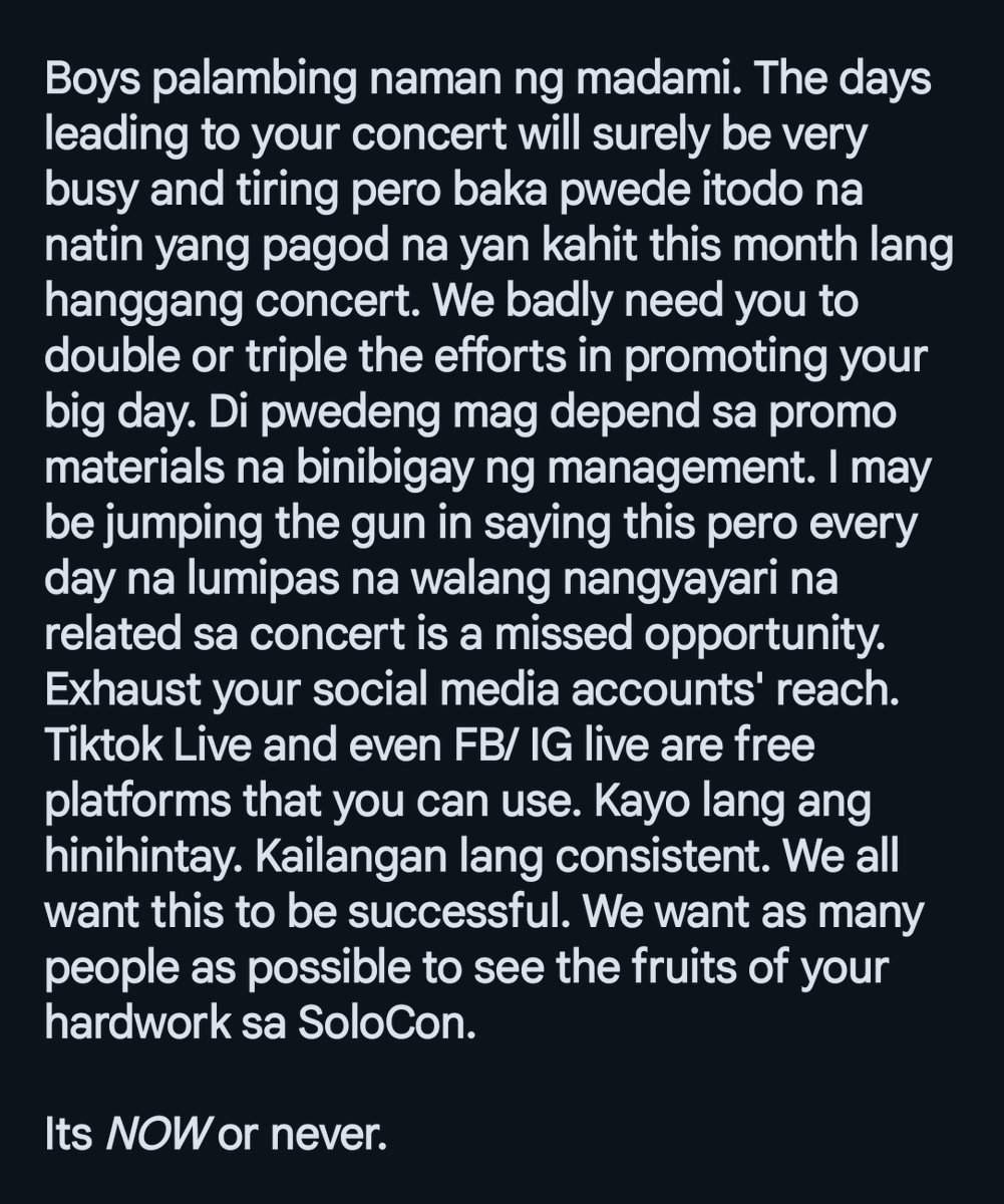iPostandRepost's tweet photo. Pa isa lang kahit weekend ngayon and I'm hoping for positive outcomes sa mga araw na dadating.

#BGYO_TheFirstSoloConcert 
#BGYO @bgyo_ph https://t.co/vOD1rGC6wr