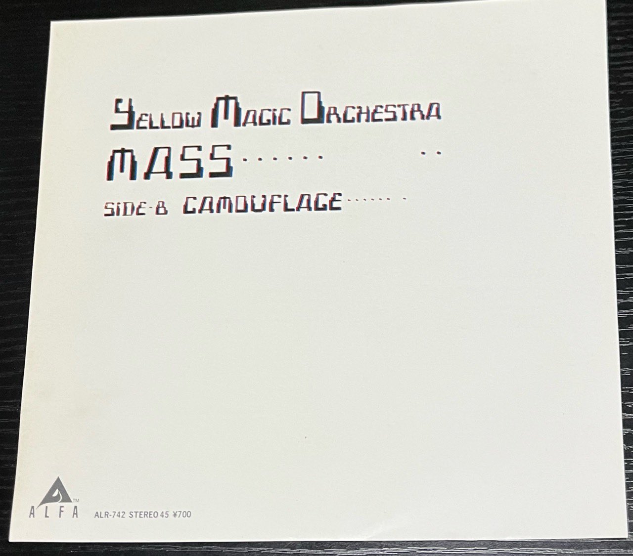 邦楽 YMO-MASS    CAMOUFLAGE licorice on X: 