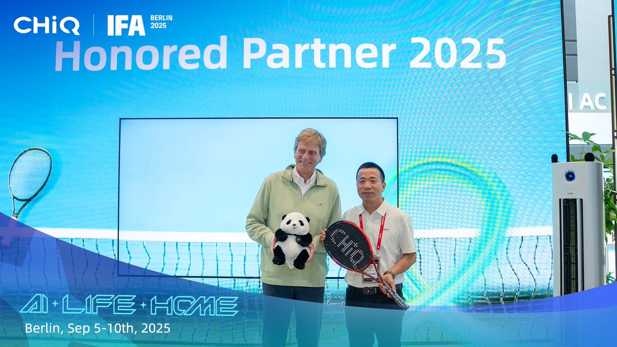 GlobalCHiQ's tweet image. CHiQ is proud to join the 2025 German Open Wheelchair Tennis as an Honored Partner! @Deutscher 
We celebrate the athletes’ extraordinary spirit and remain committed to building a more inclusive future through innovation. 

#CHiQ  #SmartWithStyle #DTB #WheelChairTennis