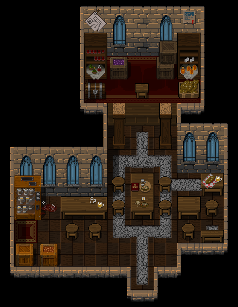 GM everyone!!
A little tavern:
#pixelart