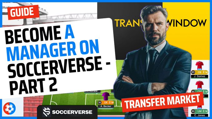 Manager Role part 2 - TRANSFERS market, FREE bench, RELEASING players &amp; RENEWING player contracts
<a href="/soccerverse/">Soccerverse</a> <a href="/XAYA_tech/">XAYA</a> 

Get started on Soccerverse TODAY! 👇 

play.soccerverse.com/?ref=Hazagawax… 

youtu.be/Z7O4bnQg6Ag 📷

#FM26 #Sorare