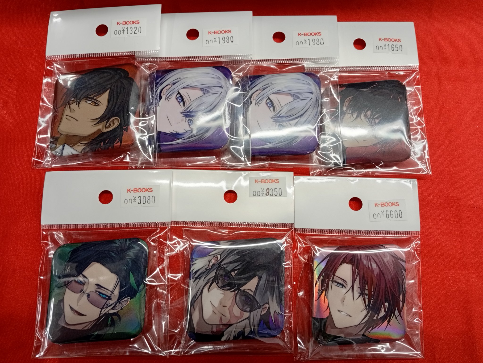 刀剣乱舞 大本丸博 スクエア缶バッジ 笹貫