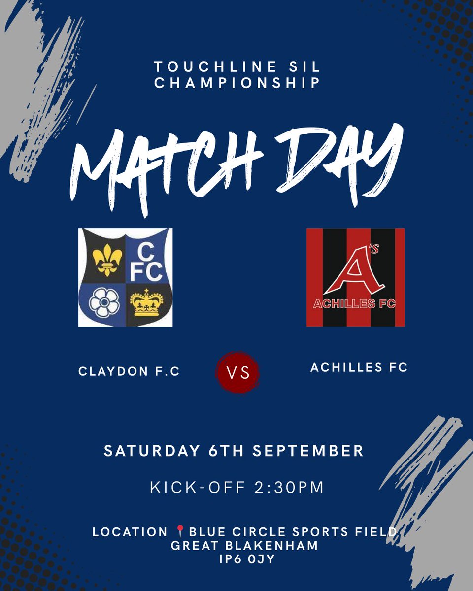 Claydon FC (@claydon_fc) on Twitter photo First home game for the 1st team
Should be an good game
Come down and support the lads cafe and bar will be open First home game for the 1st team
Should be an good game
Come down and support the lads cafe and bar will be open