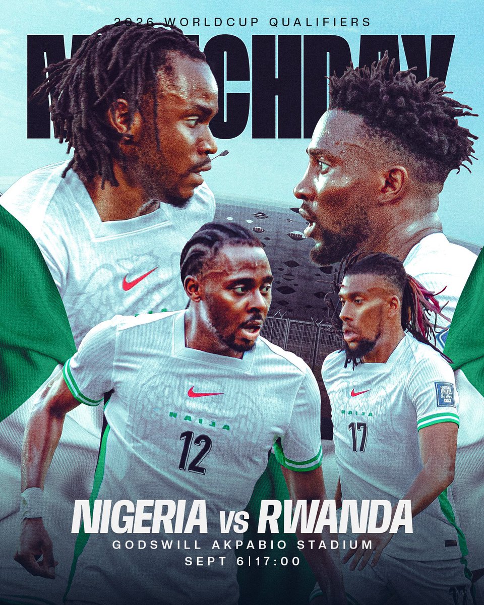 INNOVATOR of AFRIKA (@innovatoryk) on Twitter photo 💥MATCHDAY PREDICTION GIVEAWAY
NIGERIA VS RWANDA
#2000 for 2 people that predict the correct score for this match.
To Qualify;
- Ensure you’re following this account <a href="/InnovatorYK/">INNOVATOR of AFRIKA</a>
- Like and retweet this post
- Tag 3 friends.
The prediction ends at 4:50 PM
#NGARWA 💥MATCHDAY PREDICTION GIVEAWAY
NIGERIA VS RWANDA
#2000 for 2 people that predict the correct score for this match.
To Qualify;
- Ensure you’re following this account <a href="/InnovatorYK/">INNOVATOR of AFRIKA</a>
- Like and retweet this post
- Tag 3 friends.
The prediction ends at 4:50 PM
#NGARWA