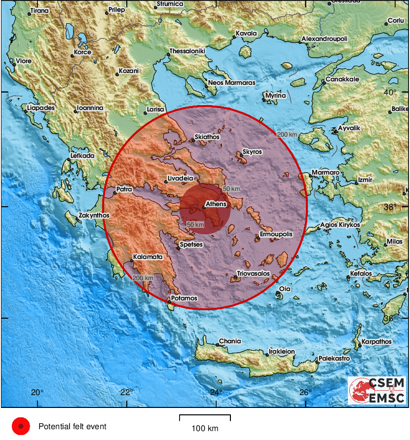 #Earthquake (#σεισμός) possibly felt 21 sec ago in #Greece. Felt it? Tell us via:
📱m.emsc.eu/#app
🌐m.emsc.eu
🖥emsc-csem.org
⚠ Automatic crowdsourced detection, not seismically verified yet. More info soon!