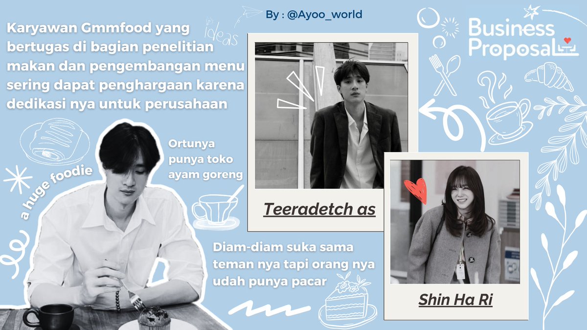 Ayoo_world's tweet photo. A #Dewtee &amp; #SkyNani au
Business proposal Inspired au

Awalnya Tee cuma pengen bantu teman nya Nani dengan gantiin dia pas blind date tapi KOK CEO PERUSAHAAN NYA YANG MUNCUL!!!! https://t.co/iAmI3QtmgC