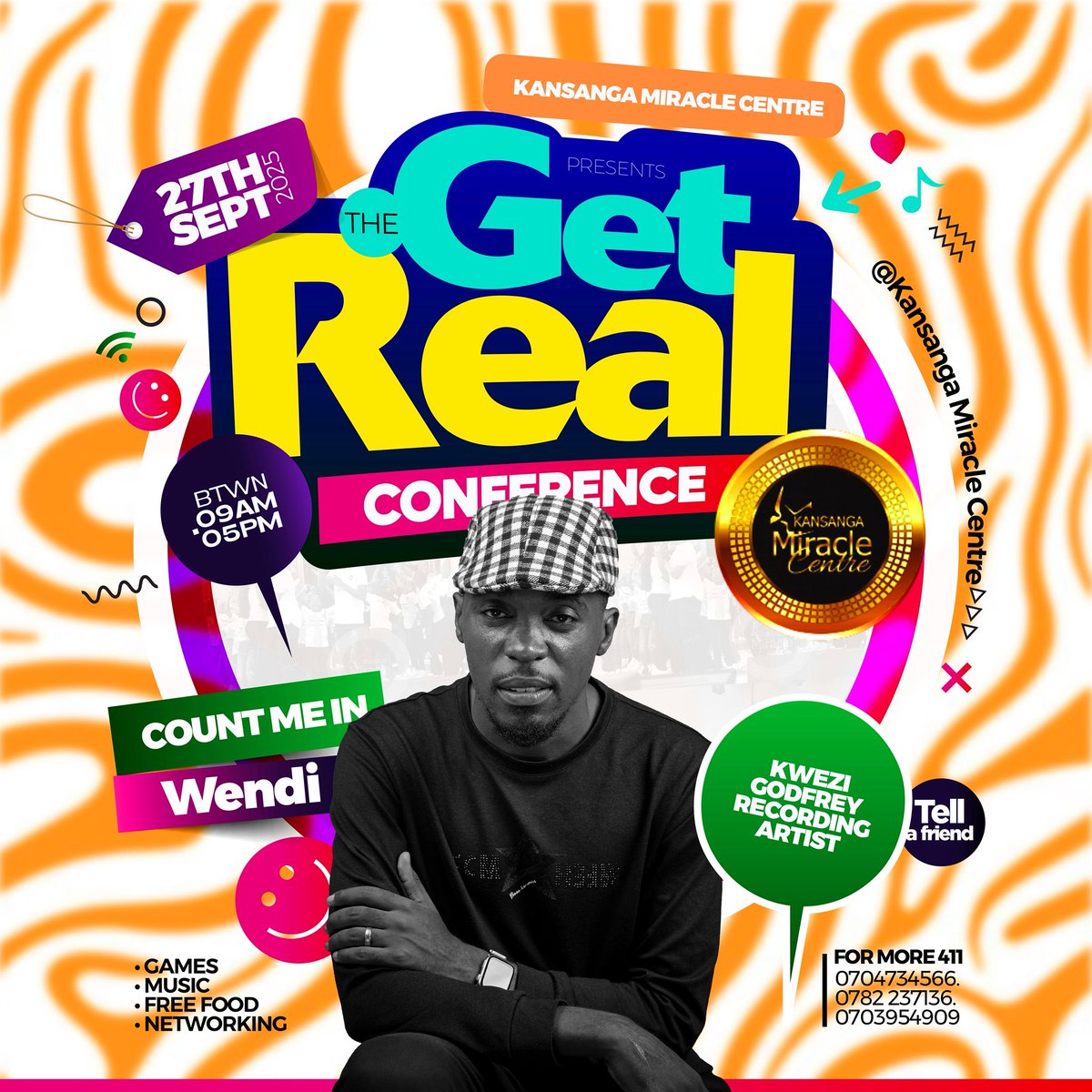 GET REAL CONFERENCE 2025 

BOLD &amp; UNSTOPPABLE 

Isaiah 40:30-31 

#KmcGetRealConference2025
#BoldandUnstoppable
#Terikuzikizza
#2025RiseUpandBuild