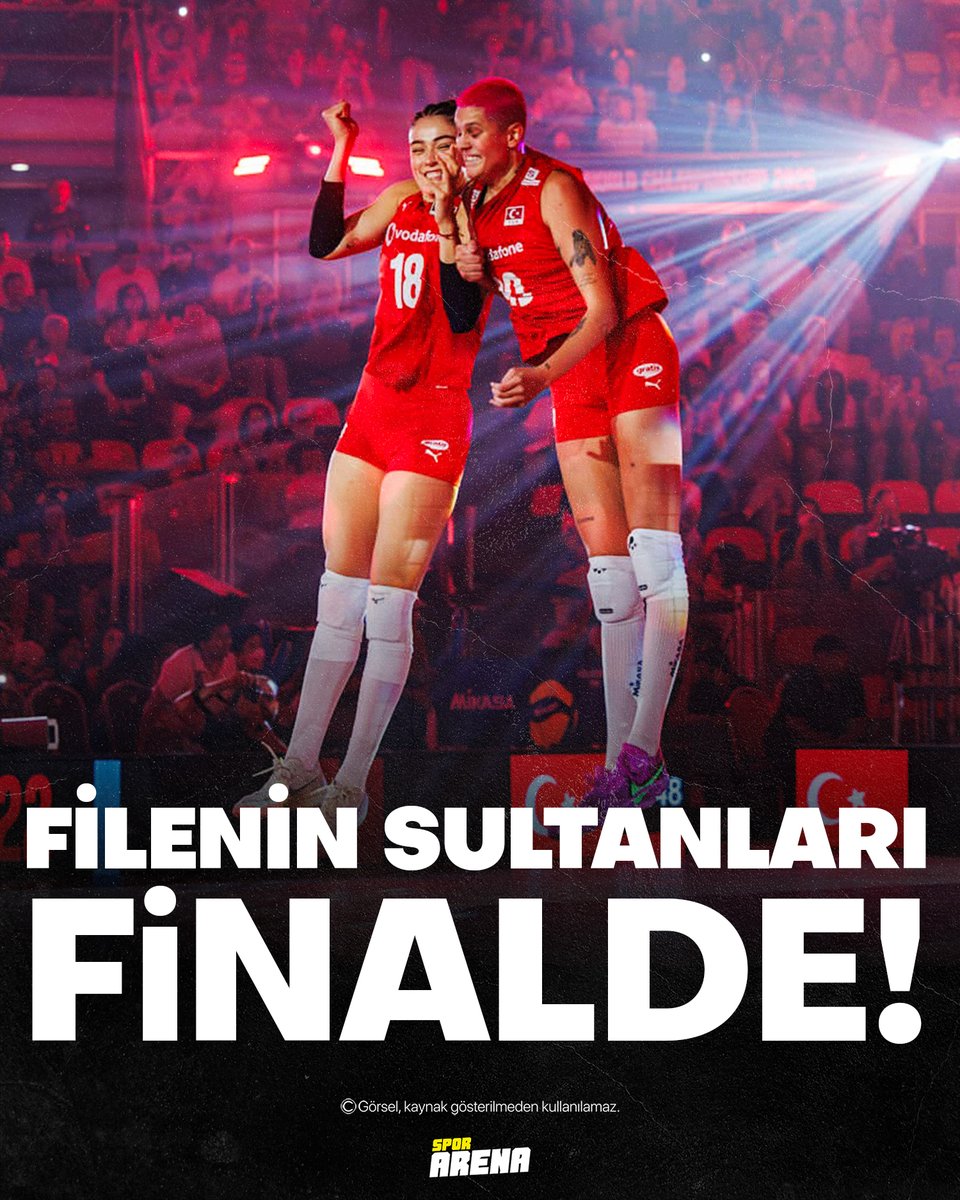 🇹🇷🇹🇷 FİLENİN SULTANLARI DÜNYA ŞAMPİYONASI’NDA FİNALDE! 

🏐 A Milli Kadın Voleybol Takımımız, Dünya Şampiyonası yarı finalinde Türk başantrenör Ferhat Akbaş’ın başında bulunduğu Japonya’yı 3-1 mağlup ederek finale yükseldi.