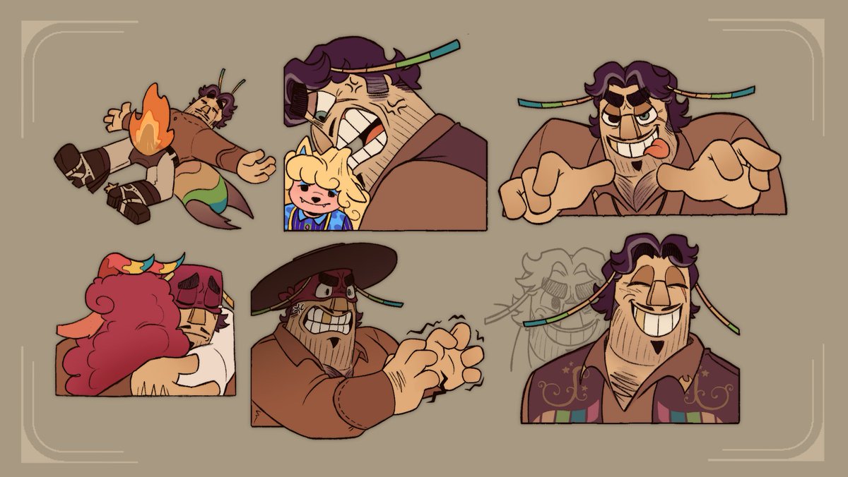 Qelo_draws's tweet image. Stickers del Brock (memes)💖🤠

#welcomehomepuppetshow #puppetoc