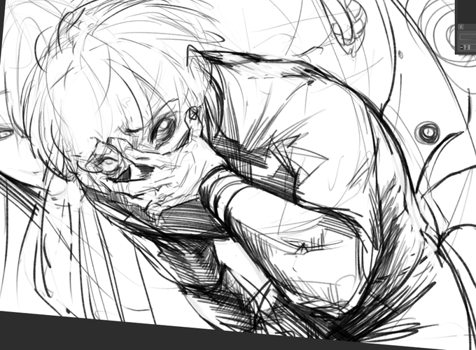 落書き
軽い気持ちで始めたところずいぶん筆が乗ってしまった 