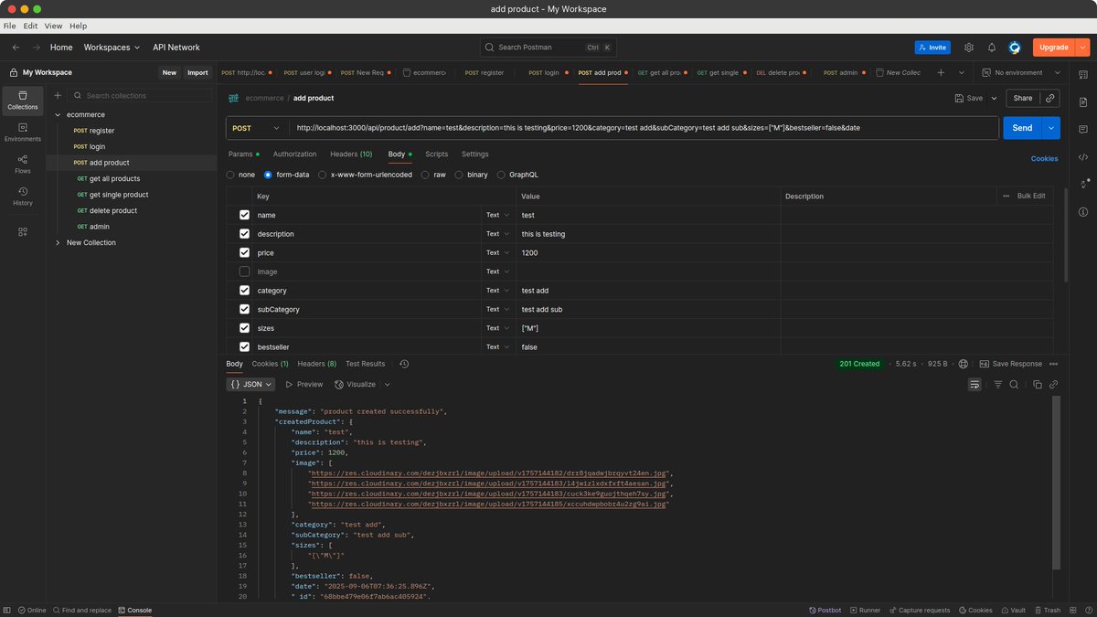 theboringcoder1's tweet image. Day 4 of #100DaysOfCode ๐
Got into the flow with backend dev โก
โ
Completed User routes
โ
Product routes almost done
Really enjoying working on the backend now! ๐ฅ
#MERN #BuildInPublic #BackendDev