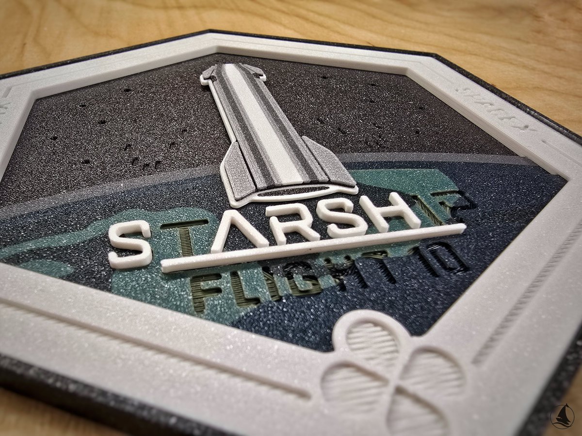 schiffer_soft's tweet image. I'm finally making progress. 😜The lower colors for the earth were a nightmare. 🤬🥳
...
Printed with❤️MK4 MMU3, CoreOne and XL😇by @Prusa3D by @josefprusa🤗
...
Filament: @prusament &amp;amp; @dasfilament_de &amp;amp; @Filafarm &amp;amp; extrudr
#Teamspace #IFT10 #3d_mission_patch #schiffer_soft