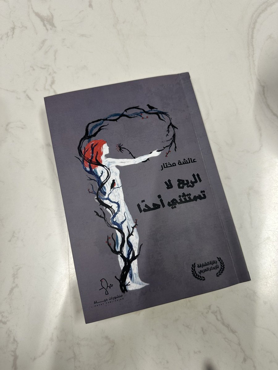 على متن الريح وقدرتها الخارقة تبني المتتالية القصصية #الريح_لا_تستثني_أحدًا عوالمها
وأكثر ما يميز العمل هو:
1️⃣استبدال أسماء الشخصيات بأوصافهم:
الرجل الذي تكلم ثم صمت، الرجل الذي يحب التجوال، السائلة التي لعنت الشمس

2️⃣الزمن أيضاً وصف بحالته:
زمن البراءة، زمن الصمت، زمن الكلام