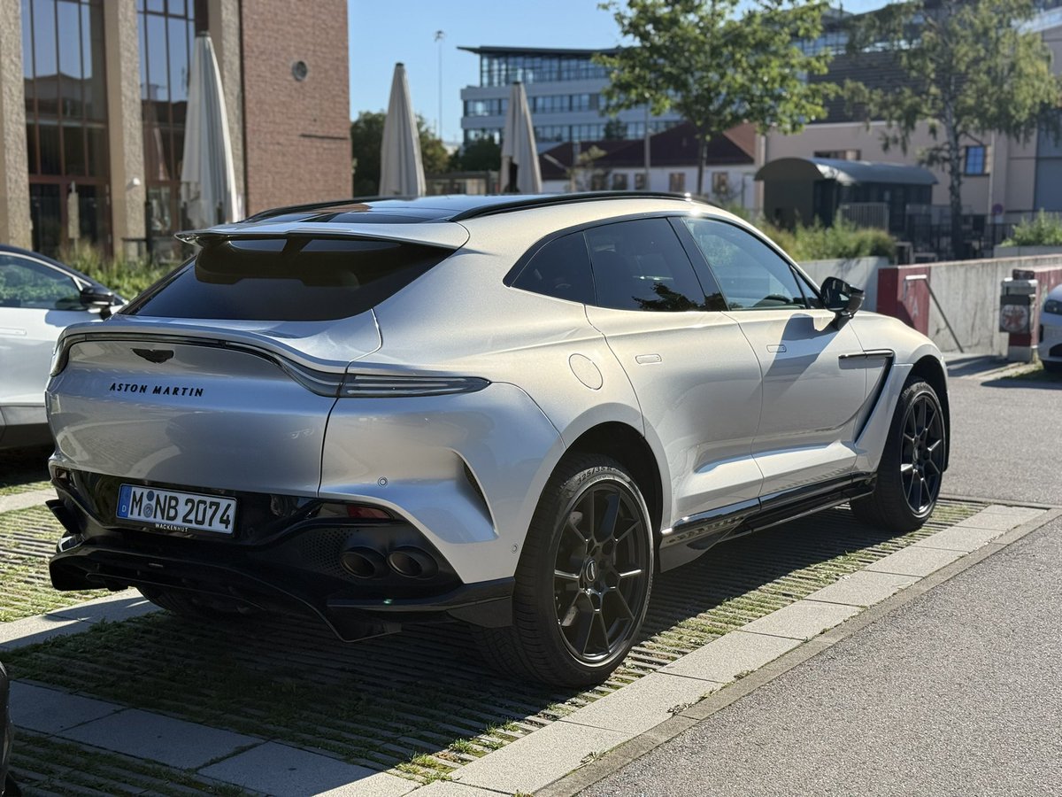 Hello from Germany! Something unusual this time… rolling in an Aston DBX 707