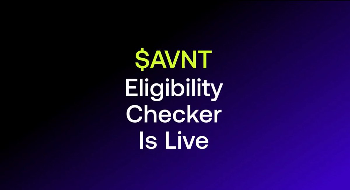 myAlphaDrops's tweet image. $AVNT Airdrop Checker is Live
Check your allocation:
foundation.avantisfi.com/airdrop
How’s it?