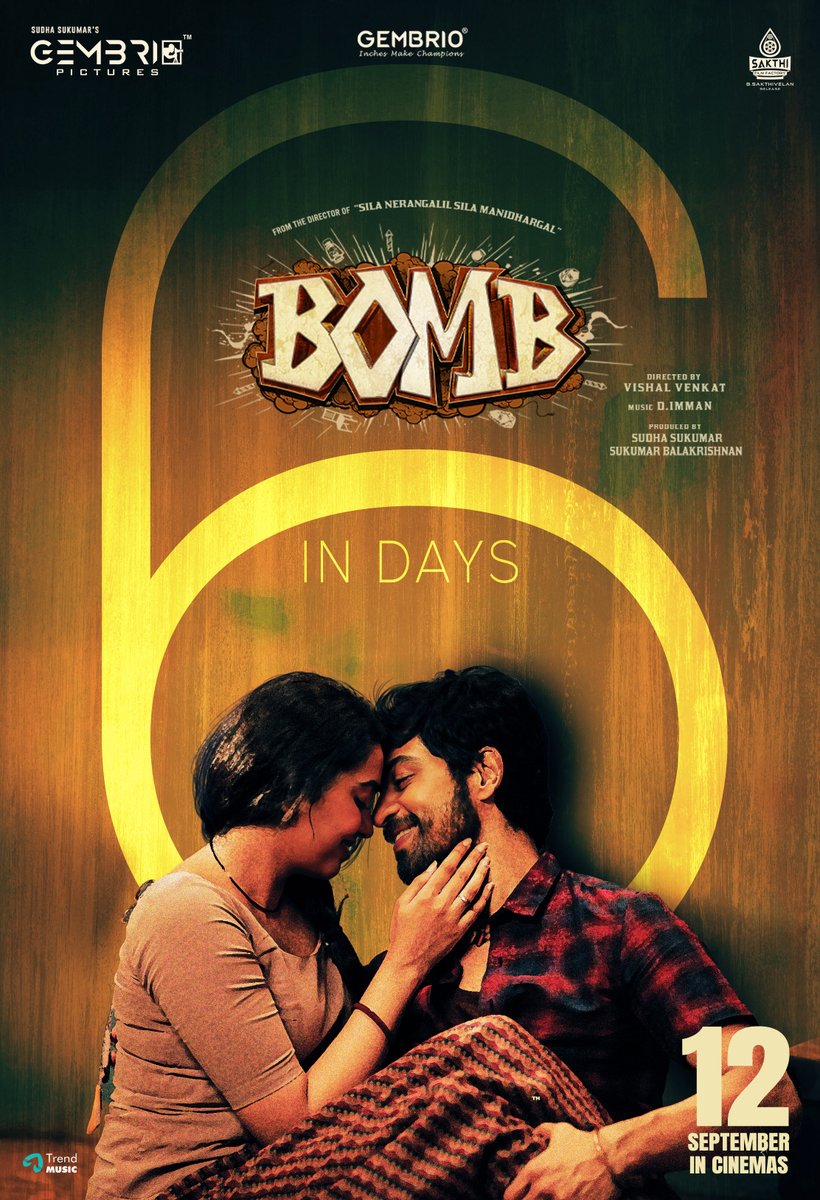 #KumaaraSambavam &amp; #BOMB in 6days  

In Cinemas from September 12th!
