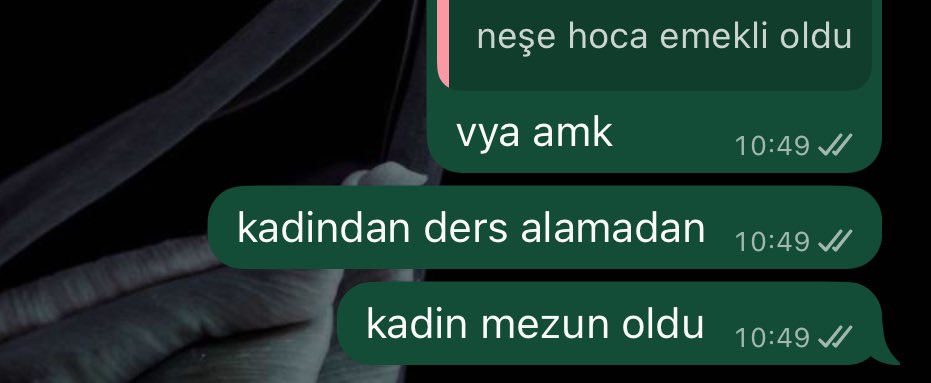 7senedir tanismak istedigim tek hocaydi 
o da benden once mezun olmus