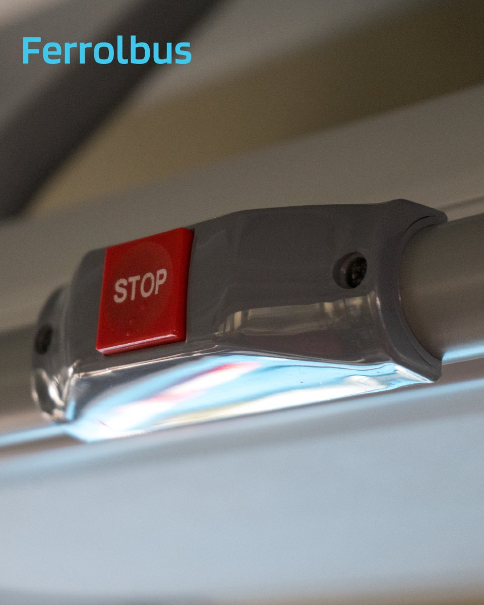 Pulsa el botón de 🔴 'Stop' cuando estés cerca de tu parada.

👉 Un gesto sencillo que ayuda, y mucho, a nuestros conductores.