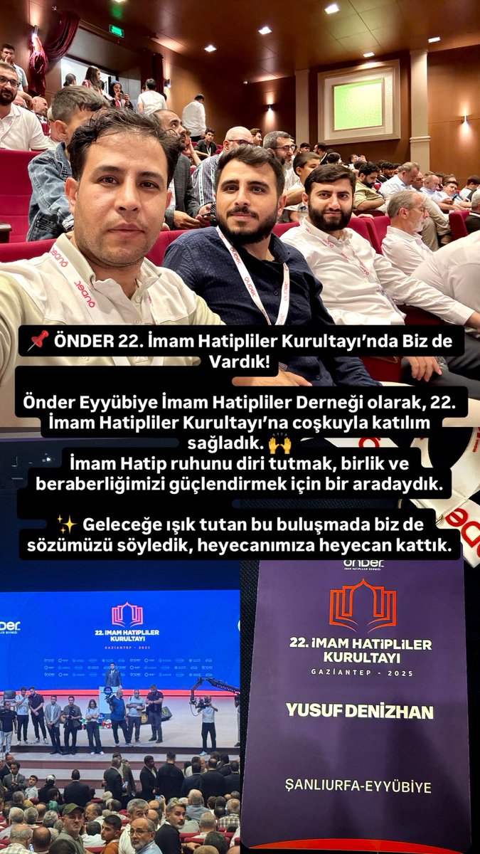 denizhanysf's tweet photo. @aceylantr 
#İmamHatiplilerKurultayı https://t.co/HGwB09QxU2