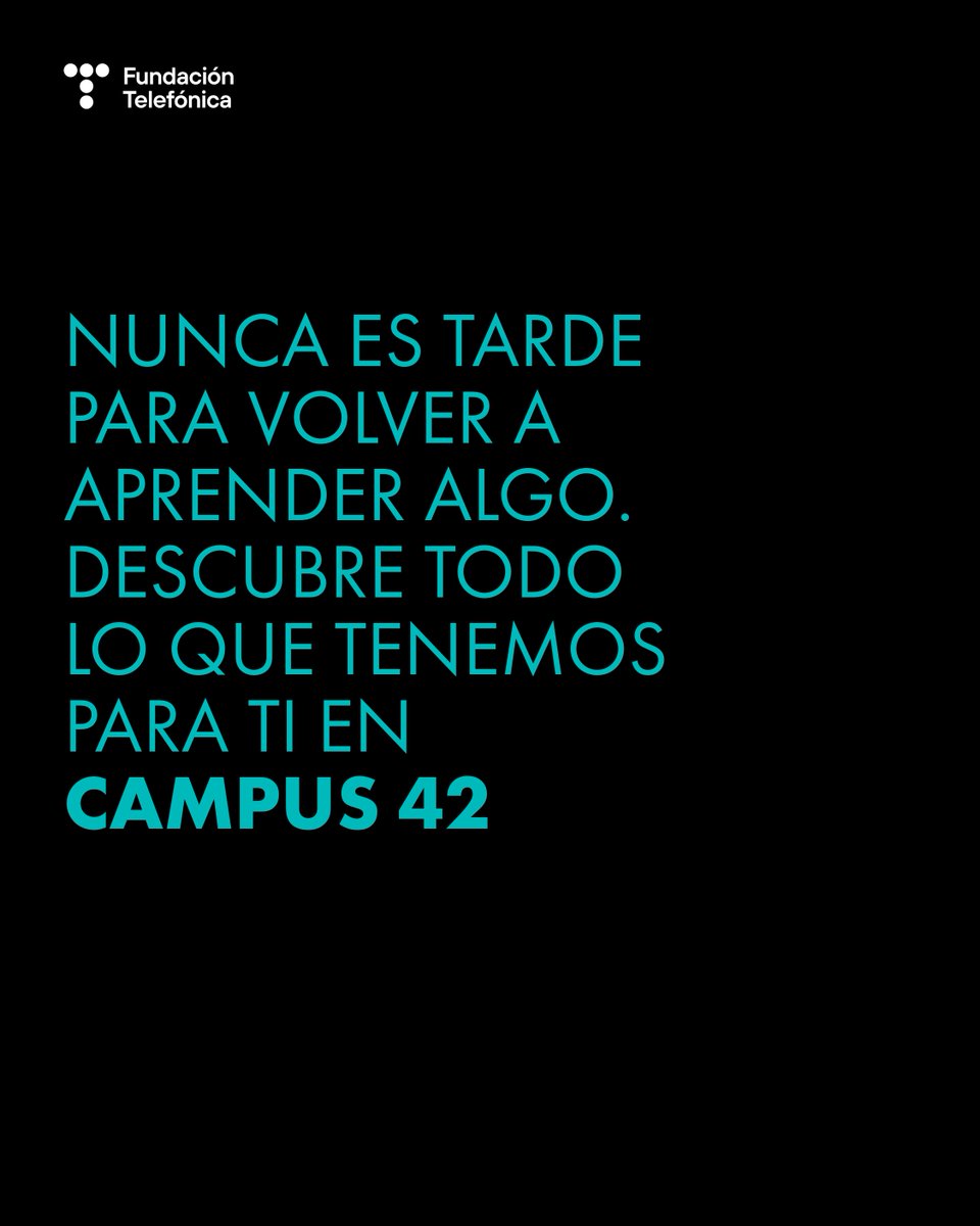fundacionTef's tweet image. ¡Estás a un clic de distancia! Descubre 42 y aprende programación totalmente gratis. 
🔗 Descubre cómo seguir creciendo en fundaciontelefonica.com/noticias/abrim…
@42malaga_ft @42MadridFTef @42BarcelonaFTef @42UrdulizFTef