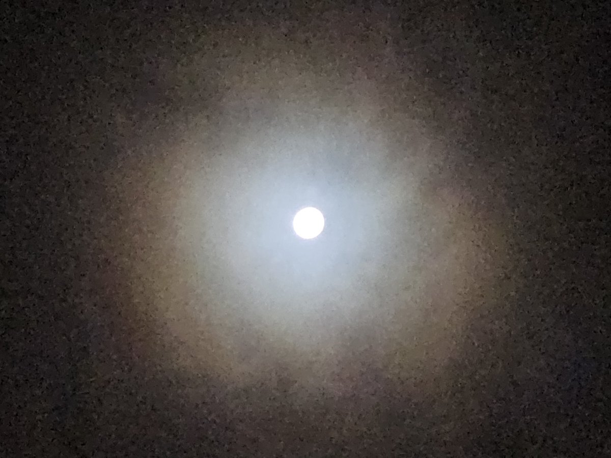 Last night's moon at Crescent Cove. Photo by Blake Johns. #Moon