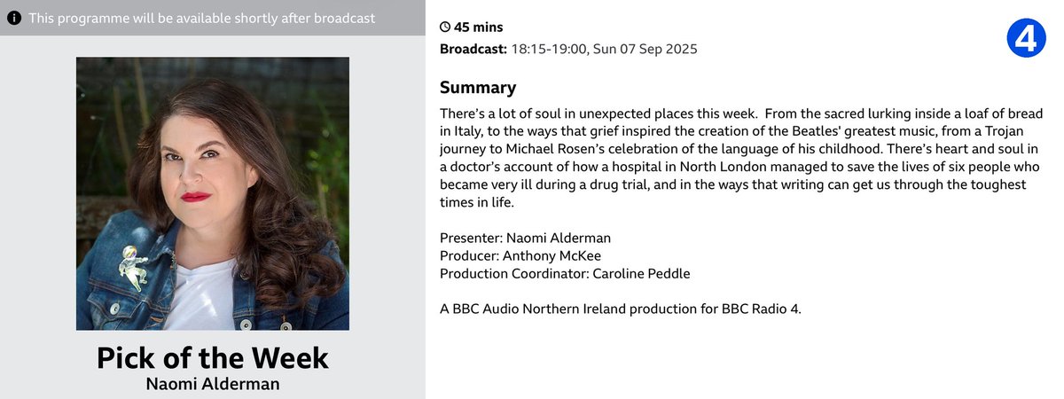 mrstevelevine's tweet photo. Our BBC World service documentary  Paul McCartney:Beatles and Beyond will be featured on this Sundays “Pick of the week “ on Radio 4 https://t.co/FRXUbtVd4j