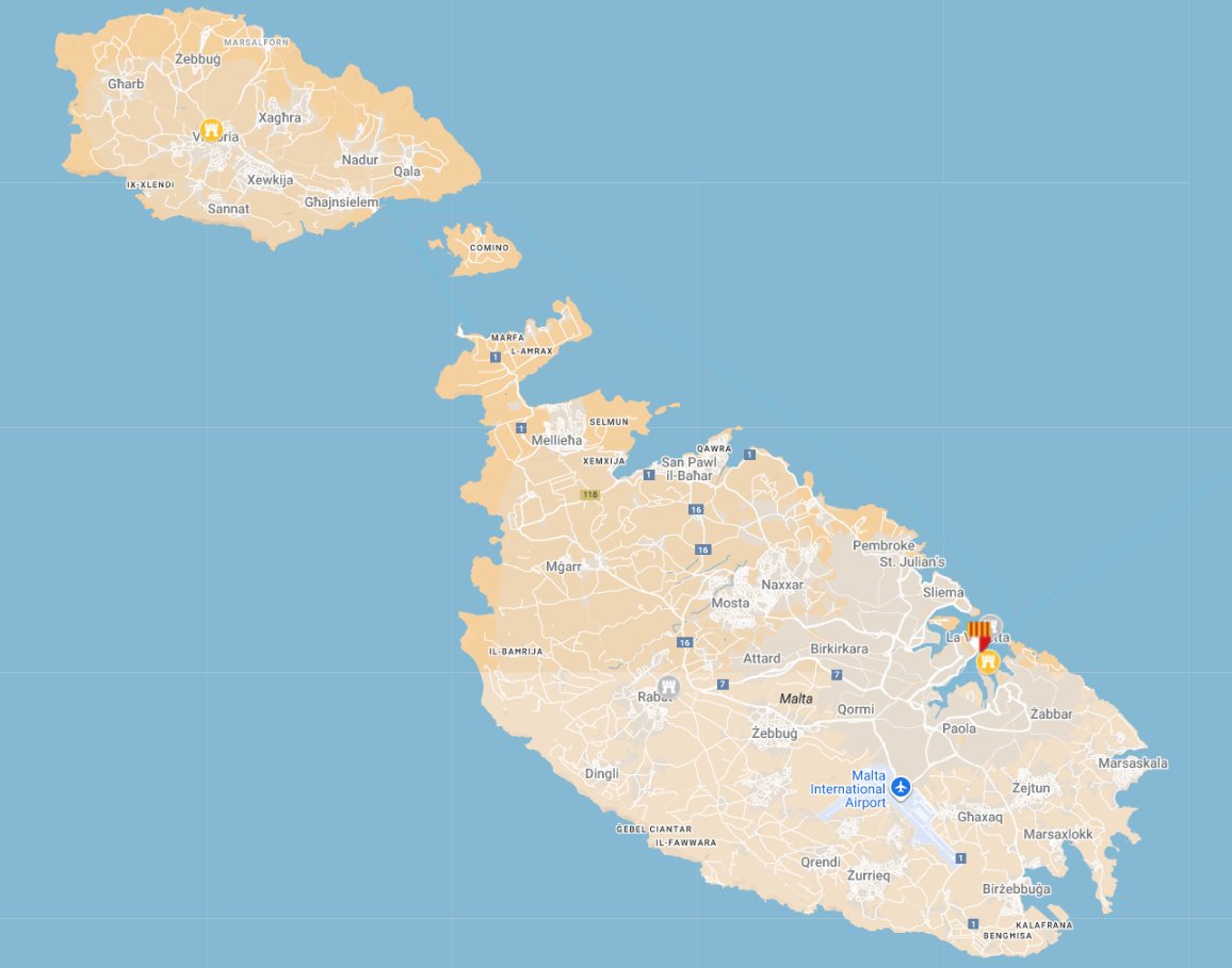 Sabies que l'illa de Malta va ser part de la corona?

El comtat de Malta va ser part de la corona des de 1283, Roger de Flor va ser-ne comte

l'any 1530 es va cedir l'illa al Sobirà Orde Militar i Hospitalari de Sant Joan de Jerusalem, de Rodes i de Malta

mapadecastells.cat