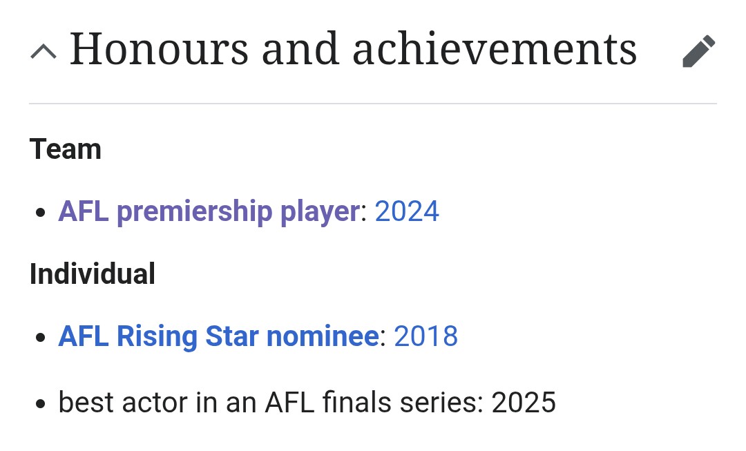 SC_Oracle's tweet image. How good is this edit on Cam Rayner's wiki 😂