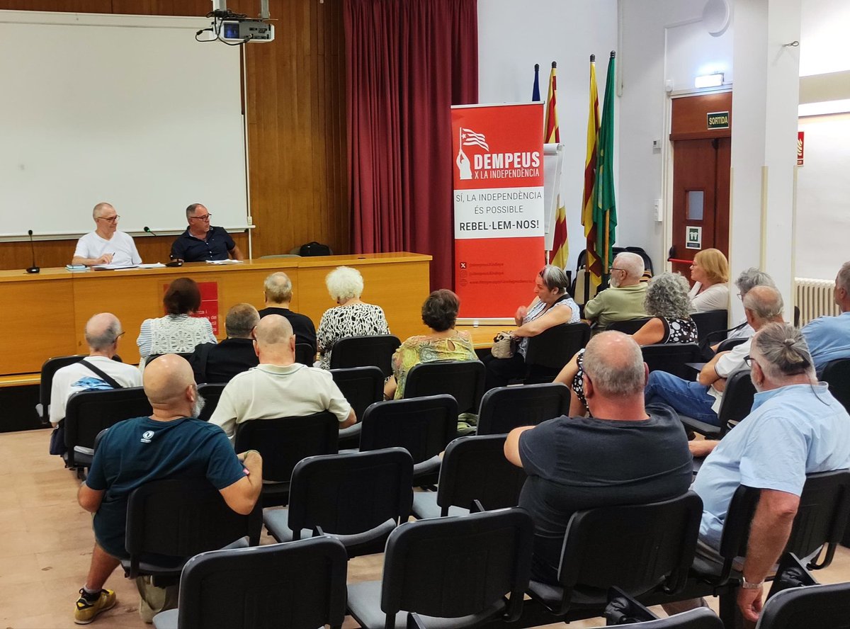 Dempeus per la independència (@dempeusxindepe) on Twitter photo 🔴🔴🔴🔴
Dempeus creix arreu del país.
Reunió territorial de <a href="/dempeusXindepe/">Dempeus per la independència</a> al #Maresme #CanetDeMar !!
Si esteu desencisats, rebel·leu-vos, rebel·lem-nos!
La #independència és possible.
#Rebel·lemNos
#PaïsosCatalans
Dempeusperlaindependencia.cat 🔴🔴🔴🔴
Dempeus creix arreu del país.
Reunió territorial de <a href="/dempeusXindepe/">Dempeus per la independència</a> al #Maresme #CanetDeMar !!
Si esteu desencisats, rebel·leu-vos, rebel·lem-nos!
La #independència és possible.
#Rebel·lemNos
#PaïsosCatalans
Dempeusperlaindependencia.cat