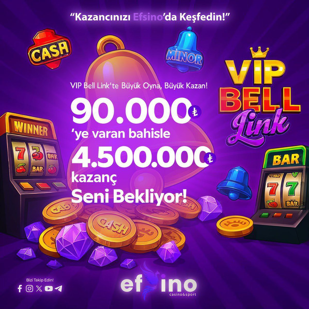 Efsino  VIP Bell Link’te Şansını Katla, Büyük Kazan!

Efino’da VIP Bell Link heyecanı zirvede!

Tam 90.000 TL’ye kadar bahisle, 4.500.000 TL'lik dev kazanç seni bekliyor!

Efsane Casino, Güvenilir Deneyim!

Güncel Giriş: kisa.link/mWzAH