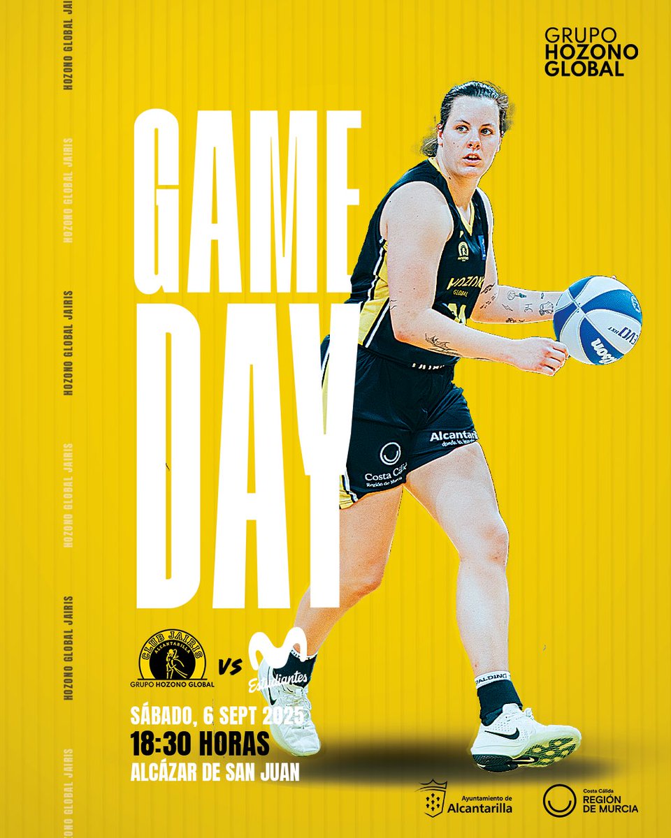 🔥 𝙂𝘼𝙈𝙀 𝘿𝘼𝙔! | #𝙋𝙧𝙚𝙩𝙚𝙢𝙥𝙤𝙧𝙖𝙙𝙖

🆚 <a href="/MovistarEstu/">Movistar Estudiantes</a> 
⏰ 18:30h
📍Alcázar de San Juan
📺 share.myplay.com/public-live/tr…

𝙰 𝚙𝚘𝚛 𝚎𝚕 𝚙𝚛𝚒𝚖𝚎𝚛 𝚝𝚎𝚜𝚝 💛💪🏻