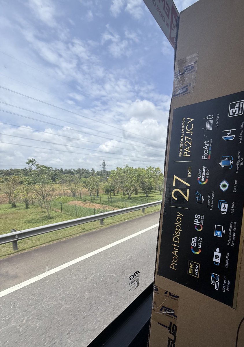 Bringing home my new 5K display!