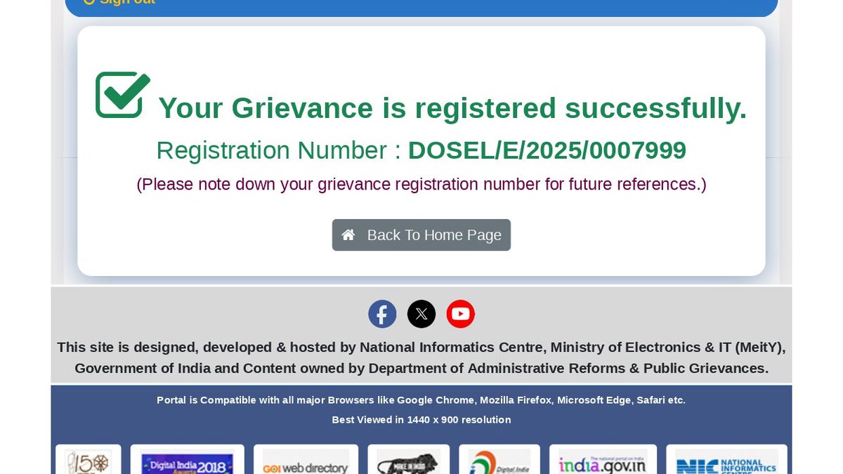 SahilGoyalAdv's tweet image. 🔴Filed an official grievance DOSEL/E/2025/0007999 to challenge CBSE’s mandatory APAAR ID rule for  board exam registration. This directive lacks legal backing and  threatens students’ fundamental rights to education and privacy.
#CBSE #APAARID #RightToEducation #DigitalRights
